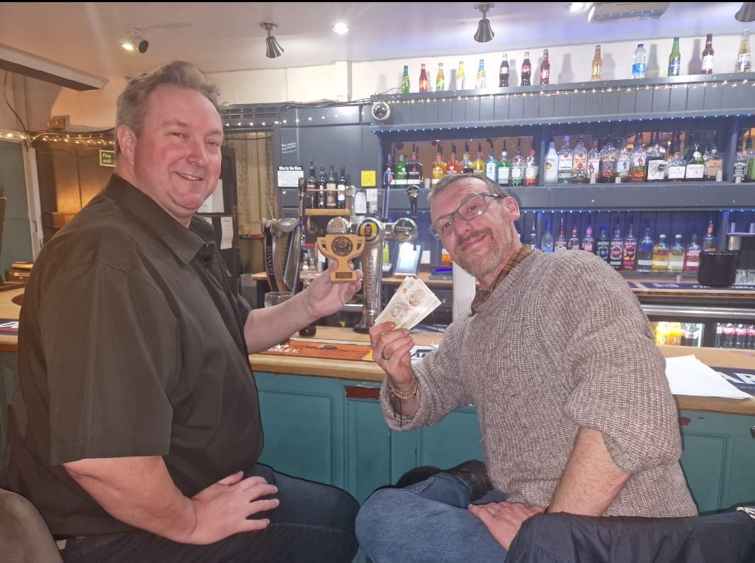 The main bar at The Plough, Westcliff-on-Sea