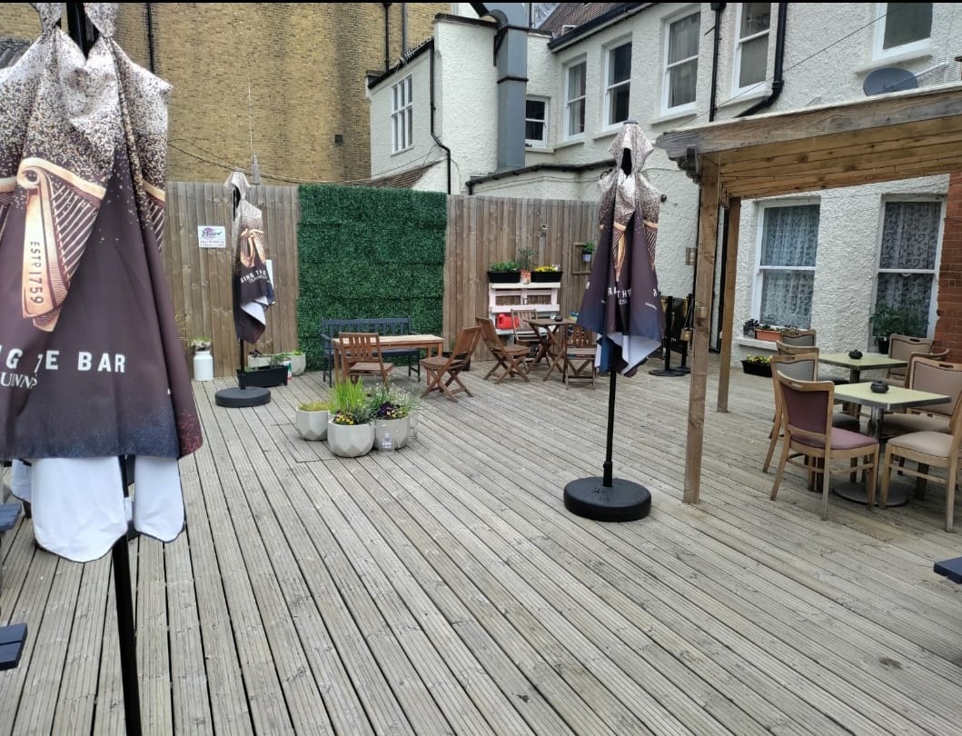 The Garden at The Plough, Westcliff